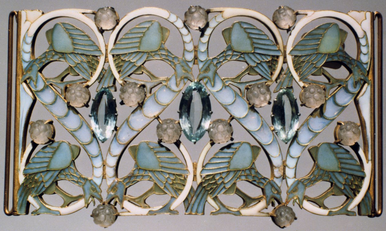 Plakette, spätes 19. - 20. Jahrhundert von Rene Jules Lalique