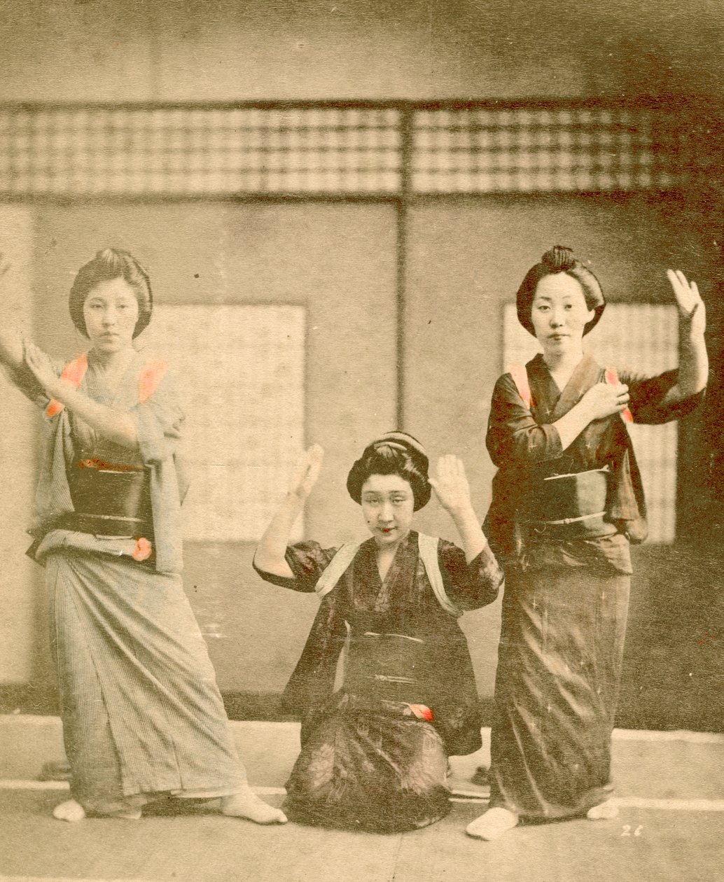 Mädchen tanzen von Renjo Shimooka