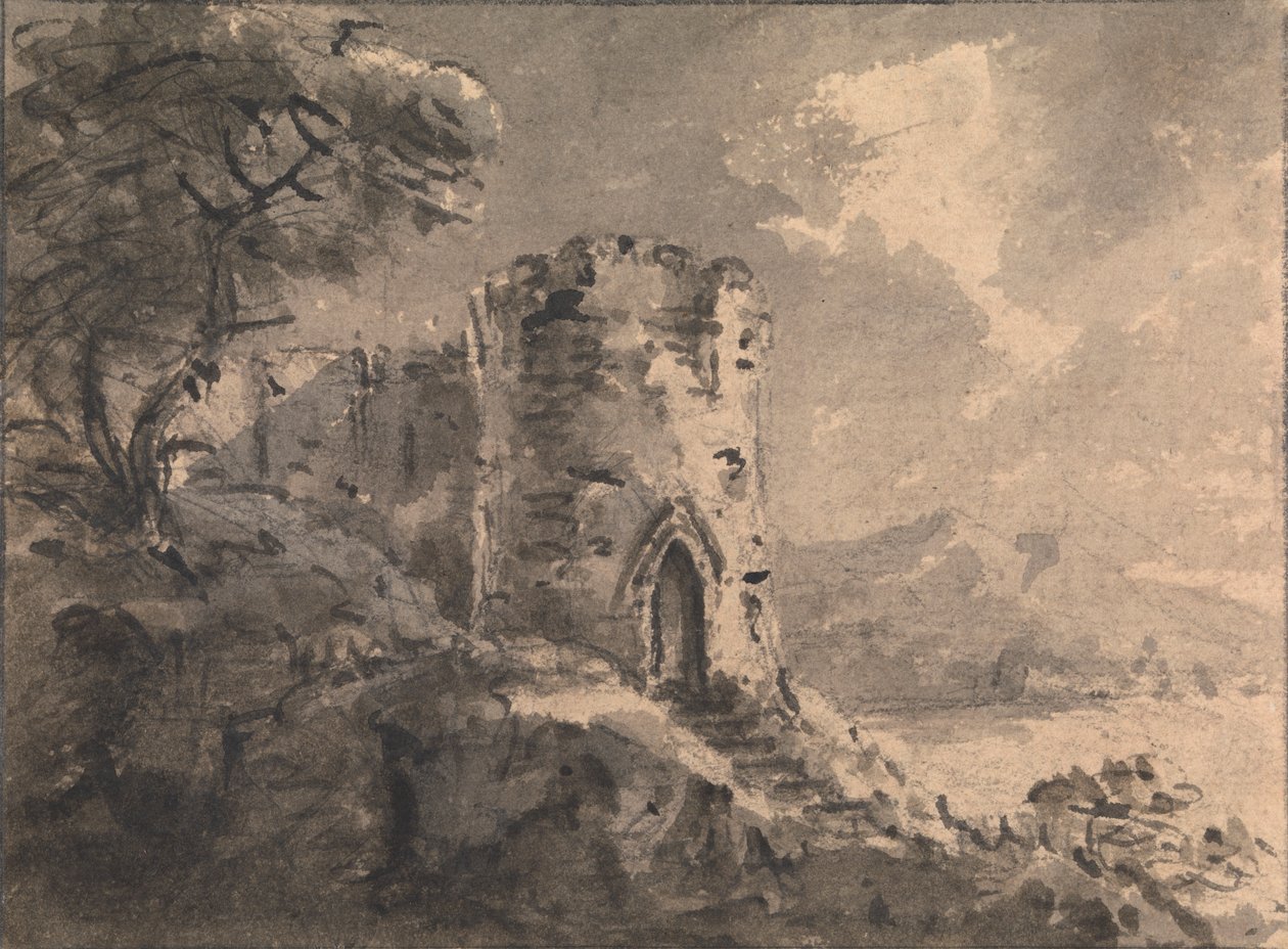 Landschaft mit einer Ruine von Rev. William Gilpin
