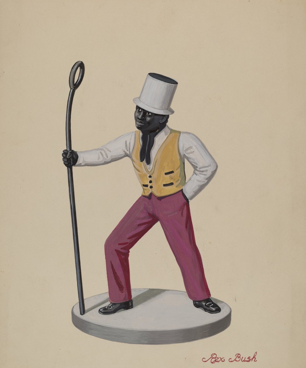 Gusseiserner Dobbie, ca. 1936 von Rex F Bush