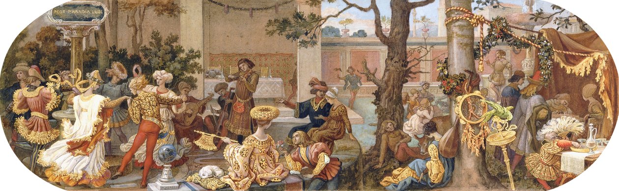 Ein Florentiner Fest: Zeitvertreib nach dem Mittagessen von Ricciardo Meacci