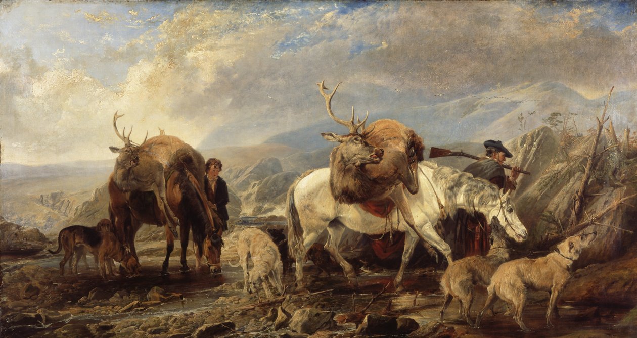 Die Rückkehr des Hirschjägers von Richard Ansdell