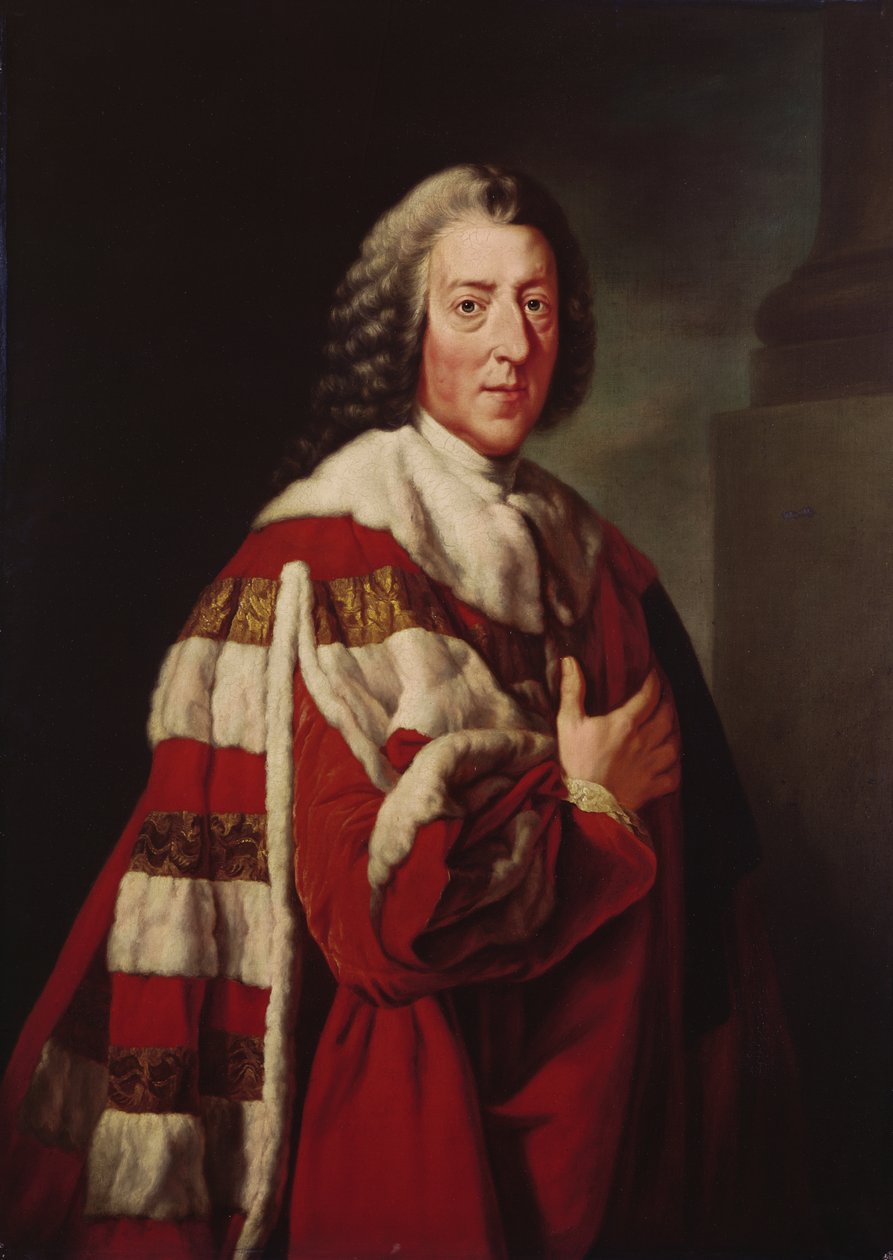 William Pitt, 1. Earl of Chatham, 1772 von Richard Brompton