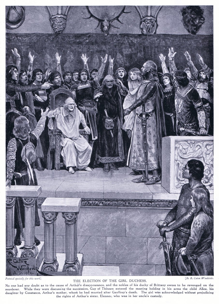 Die Wahl der Mädchenherzogin, 1920er Jahre von Richard Caton Woodville junior