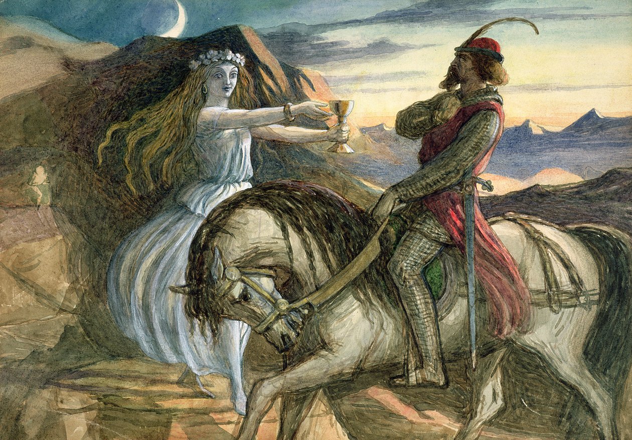 Eine Fee und ein Ritter von Richard Doyle