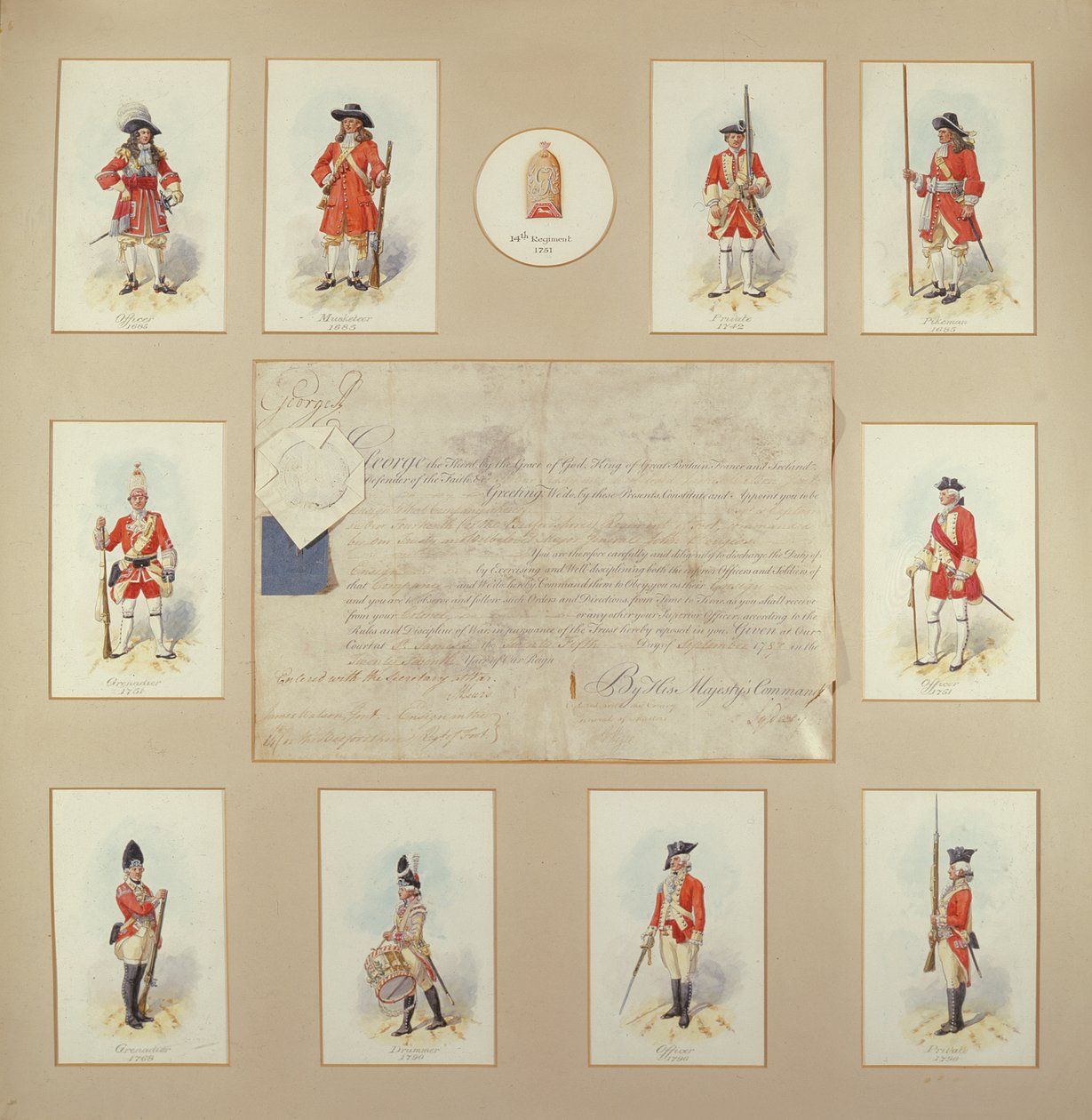 14. Regiment zu Fuß von Richard Simkin