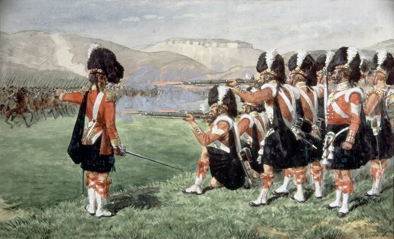 Die dünne rote Linie, 1854 von Richard Simkin