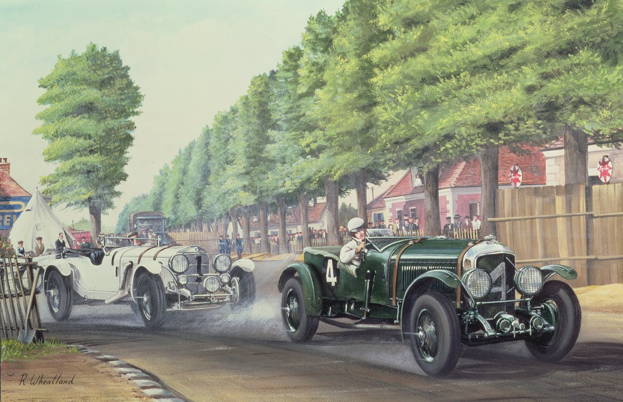 Duell bei Pontlieu, Le Mans, 1930 von Richard Wheatland