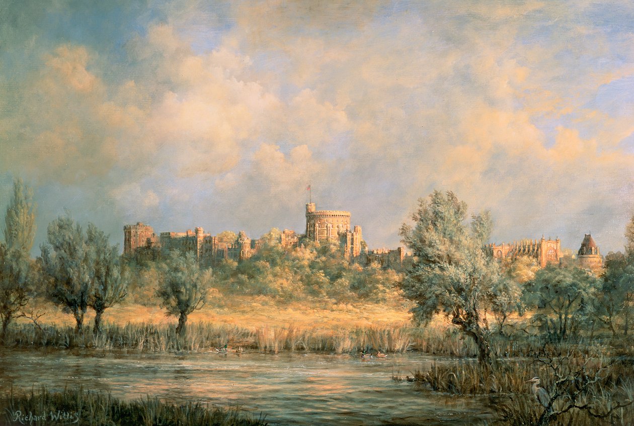 Schloss Windsor: vom Fluss Thames von Richard Willis