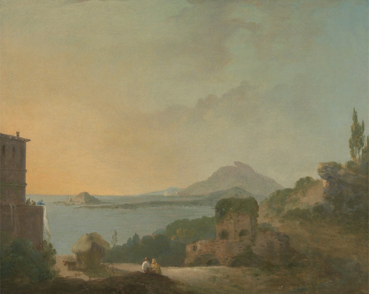 Ciceros Villa und der Golf von Pozzuoli von Richard Wilson