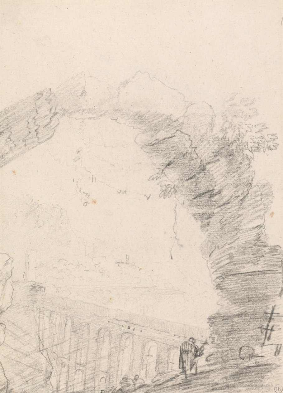 Ponte delle Torri, durch einen Bogen gesehen von Richard Wilson