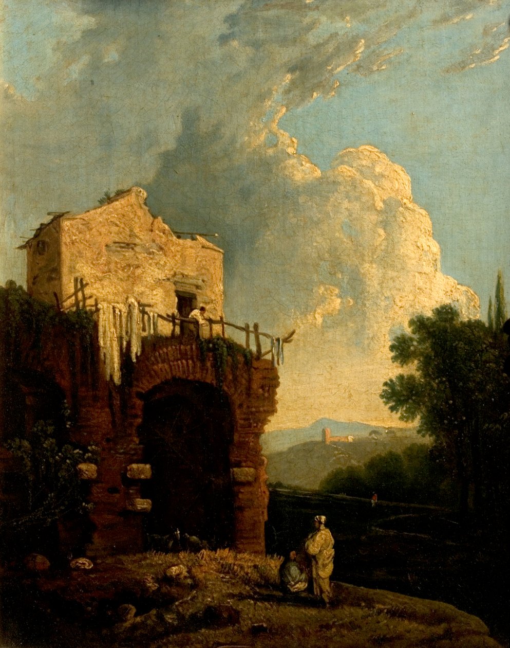 Ruinen einer Villa in der Nähe von Rom von Richard Wilson
