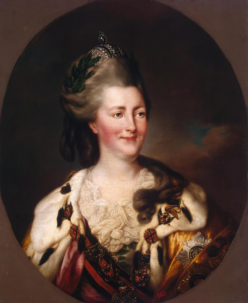 Porträt von Katharina II. von Richard Brompton