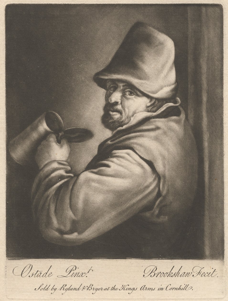 Mann mit Krug von Richard Brookshaw