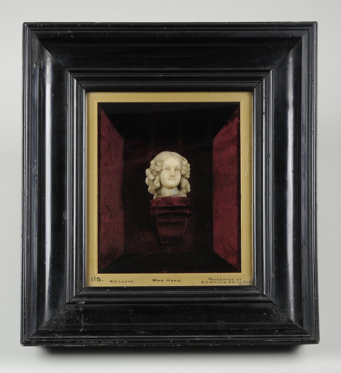 Büste eines Mädchens von Richard Cockle Lucas