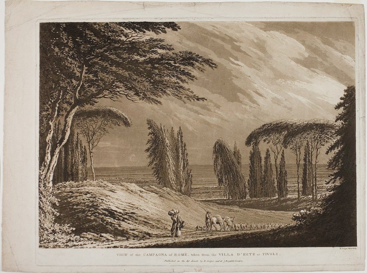 Ansicht der Campagna von Rom von Richard Cooper II