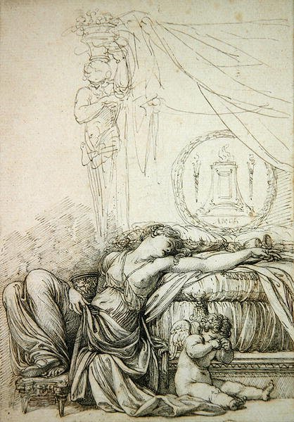 Ein mythologisches Thema von Richard Cosway
