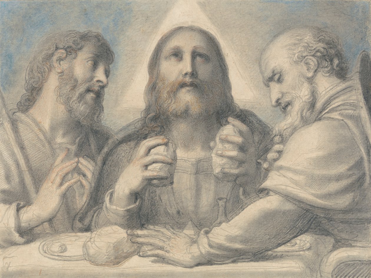 Das Abendmahl in Emmaus von Richard Cosway