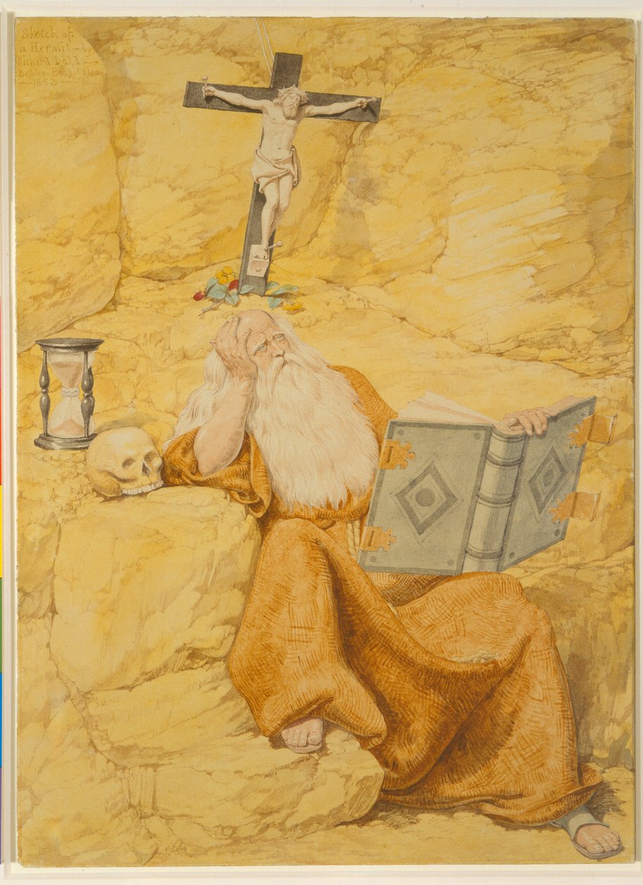 Ein Einsiedler, 1853 von Richard Dadd