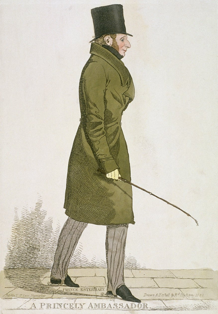 Ein fürstlicher Botschafter, 1822 von Richard Dighton
