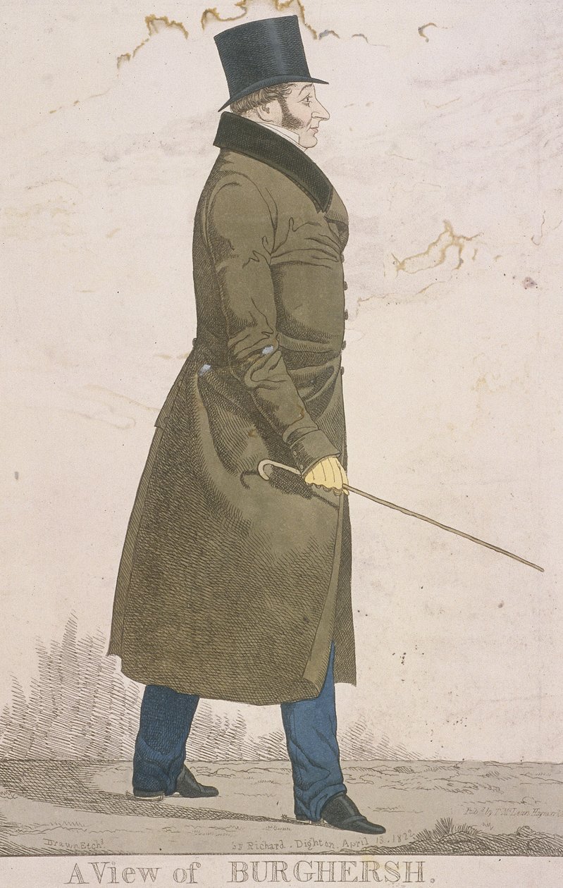 Eine Ansicht von Burghersh von Richard Dighton