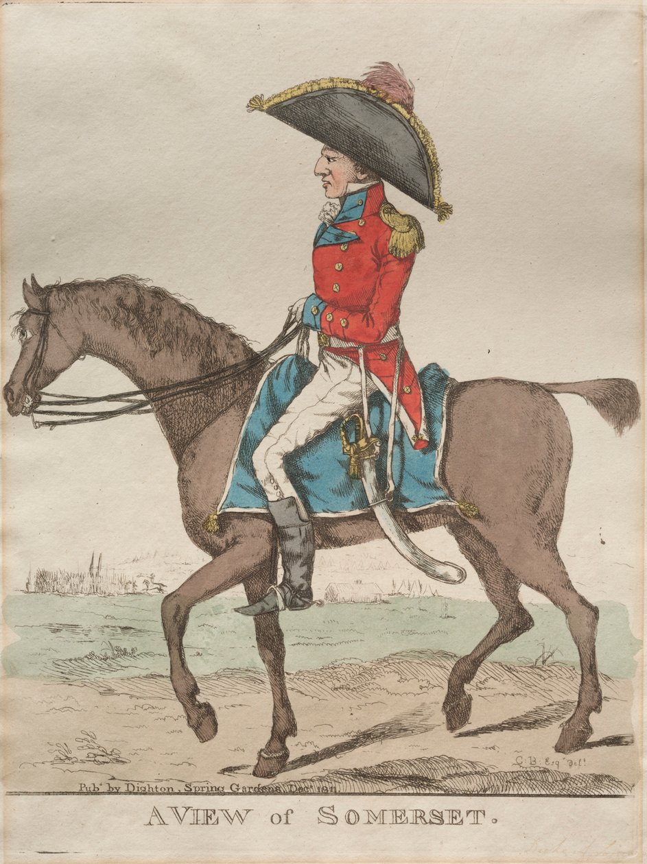Eine Ansicht von Somerset, 1811 von Richard Dighton