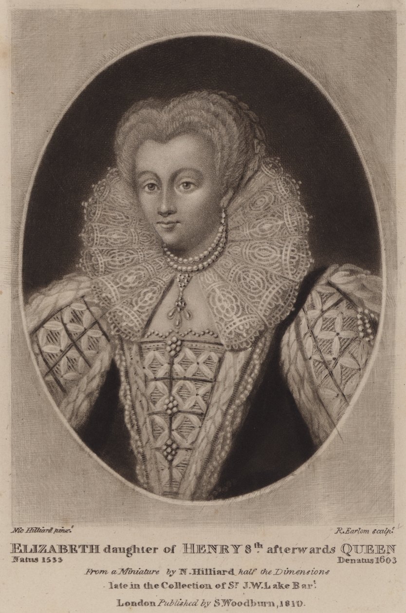 Königin Elisabeth I. (Mezzotinto) von Richard Earlom