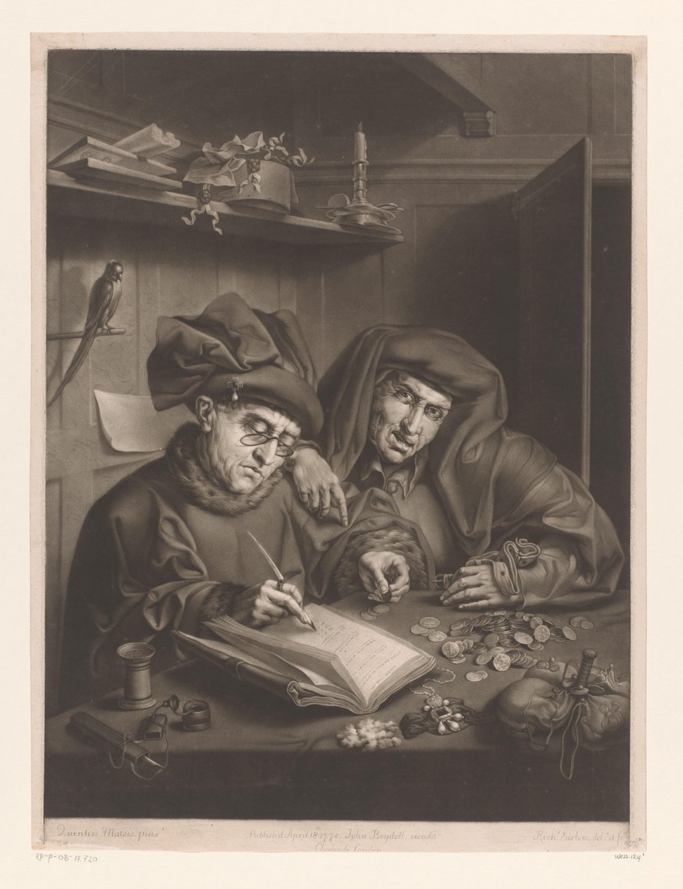 Zwei Zöllner von Richard Earlom