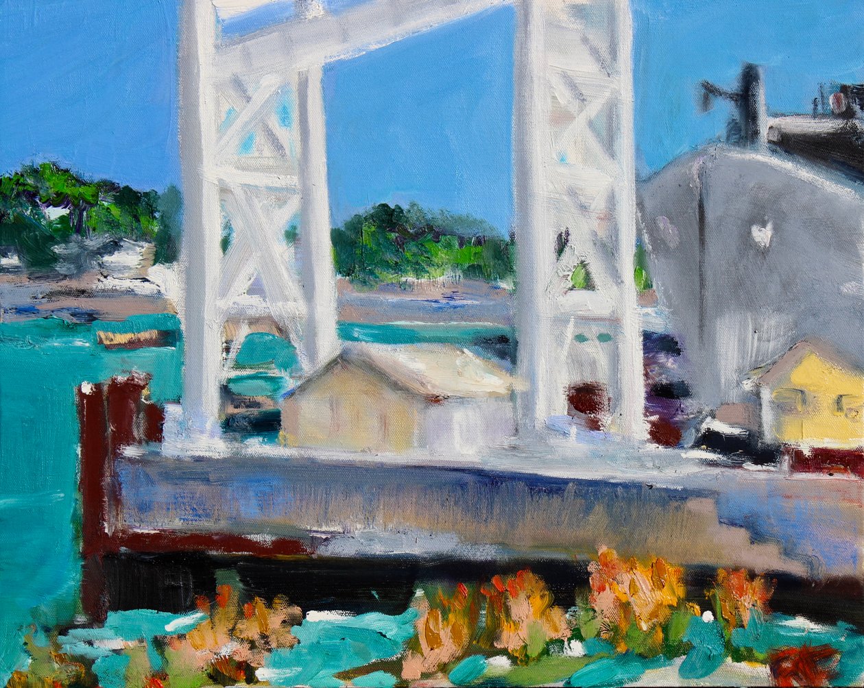 Gantry, Mare Island von Richard Fox