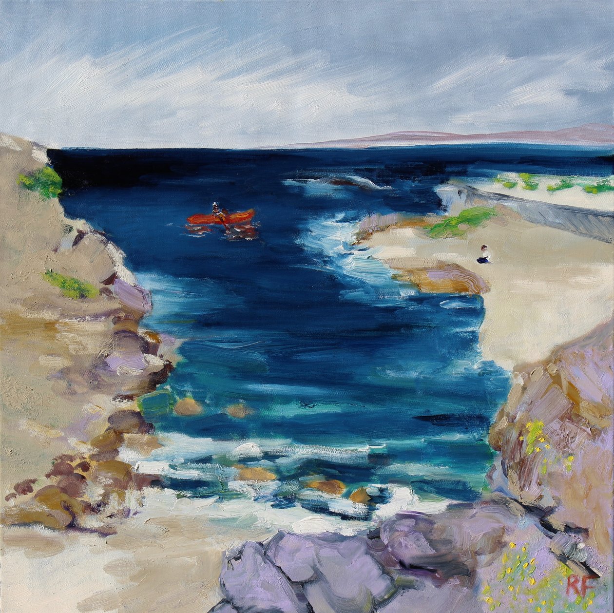 Kajakfahrer, Monterey Bay von Richard Fox