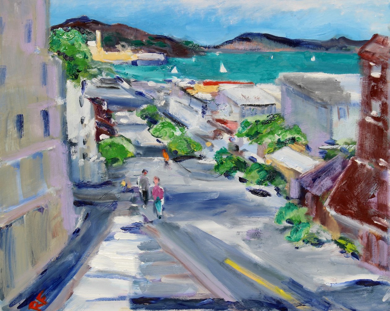 Blick vom Russian Hill von Richard Fox