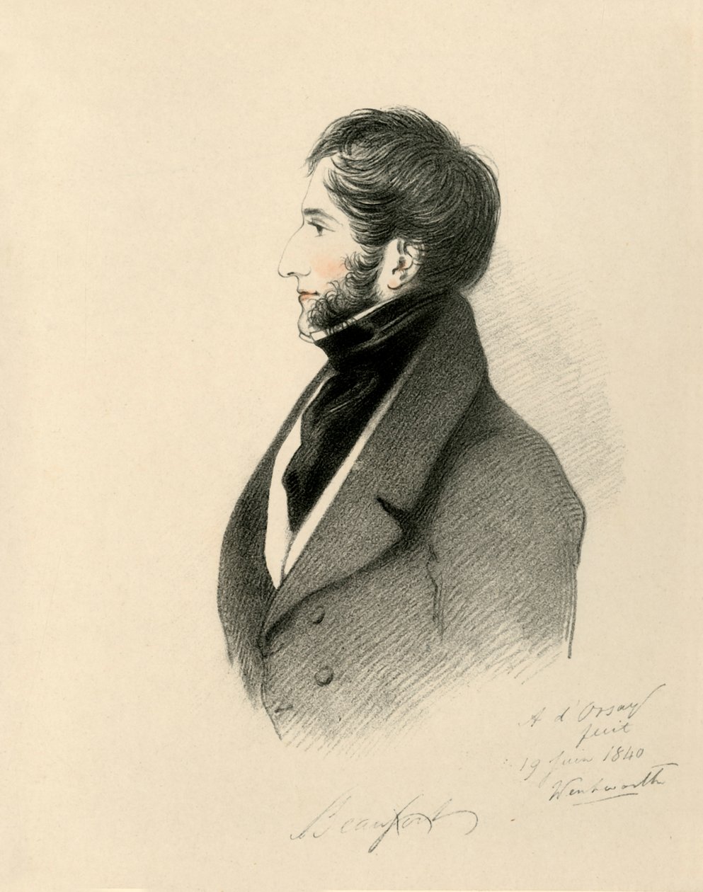 Der Herzog von Beaufort, 1840 von Richard James Lane