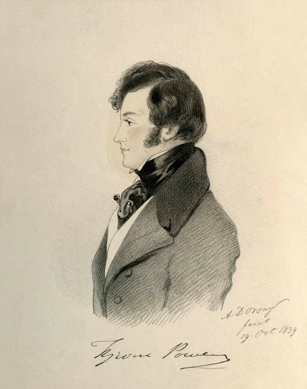 Tyrone Power, 1839 von Richard James Lane