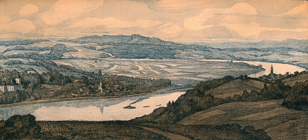 Persenburg an der Donau von Richard Lux