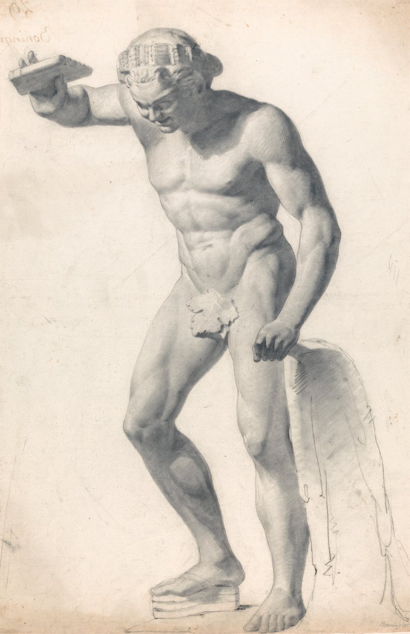 Ein Faun mit Pfeifen von Richard Parkes Bonington