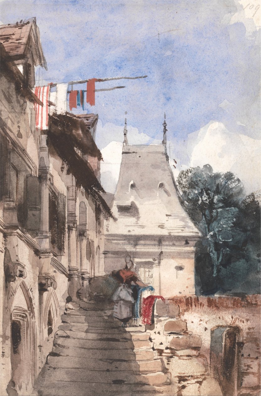 Abtei St-Amand, Rouen von Richard Parkes Bonington
