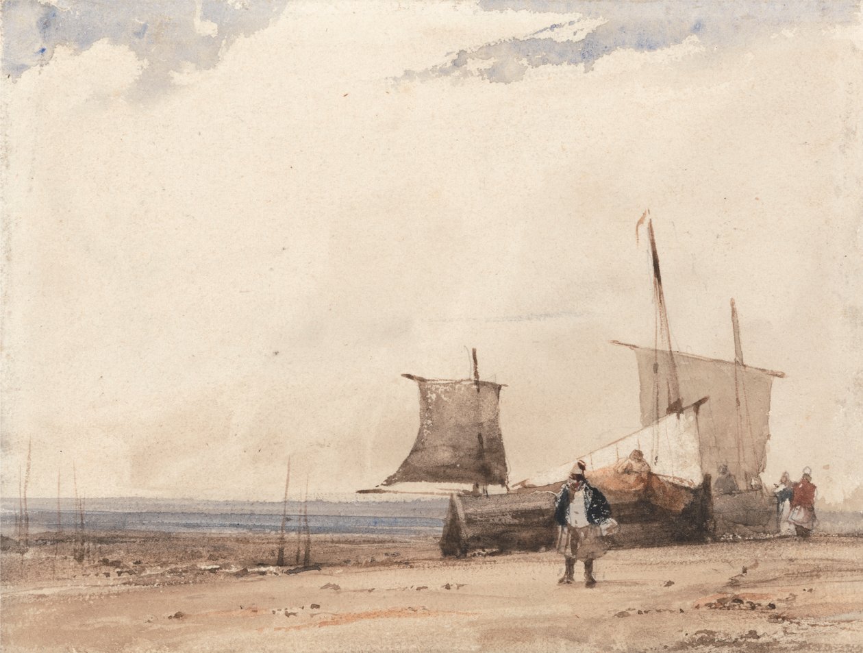 Strandszene von Richard Parkes Bonington