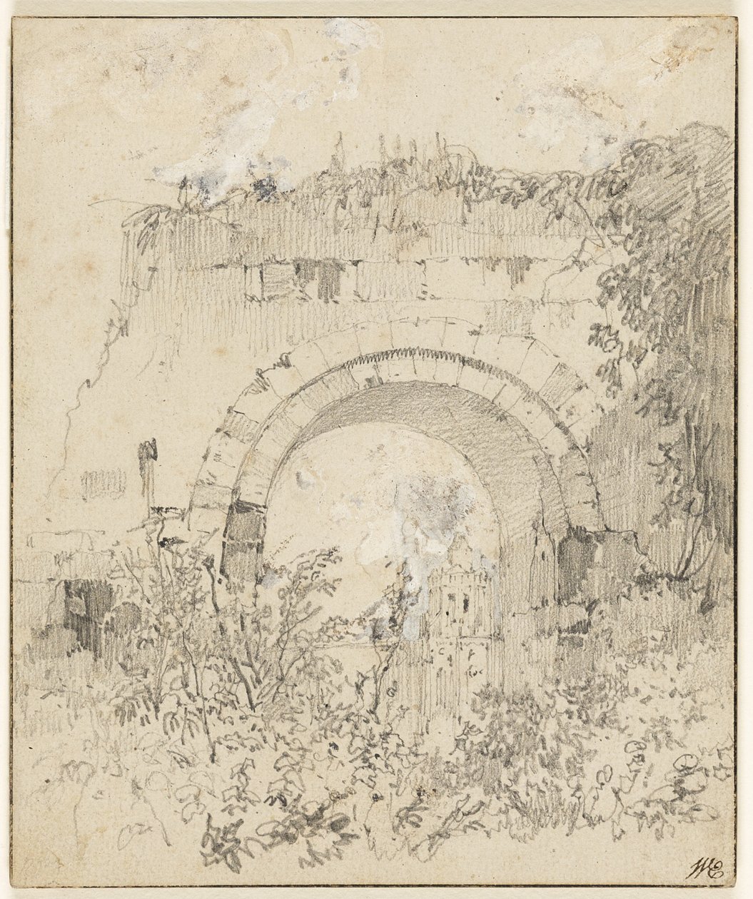 Ruinen eines Torbogens von Richard Parkes Bonington