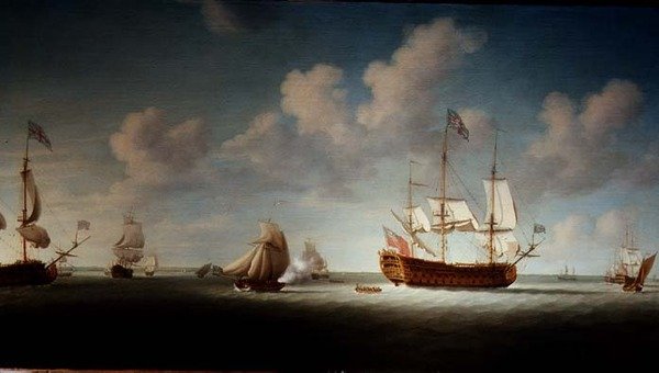 Marinemalerei von Richard Paton