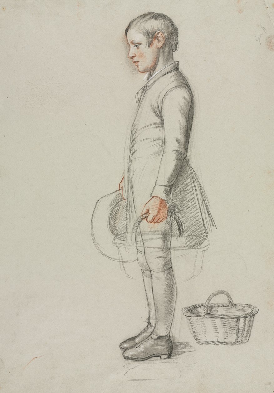 Studie für "Country Cousins" von Richard Redgrave
