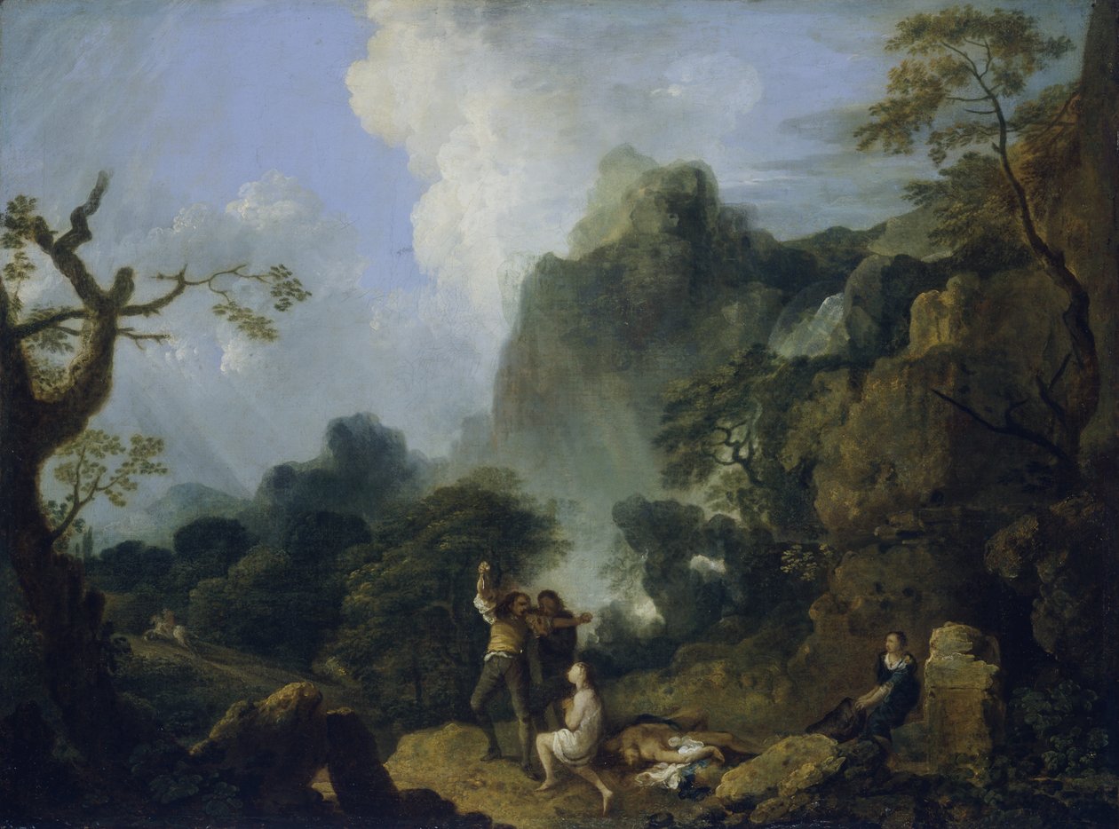 Landschaft mit Banditen von Richard Wilson