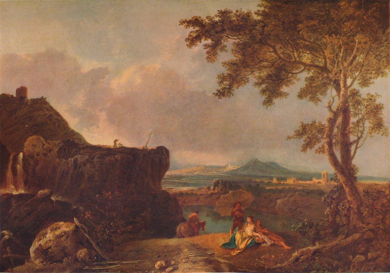 Der weiße Mönch II, um 1775 von Richard Wilson