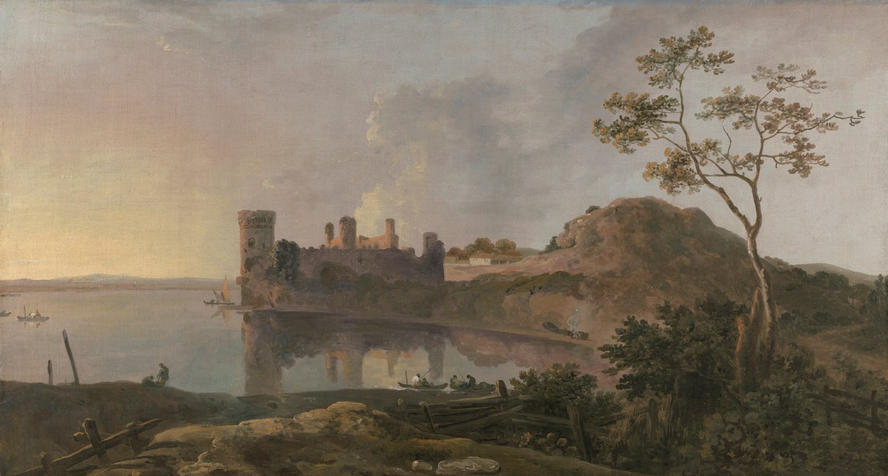 Ein Sommerabend (Caernarfon Castle) von Richard Wilson