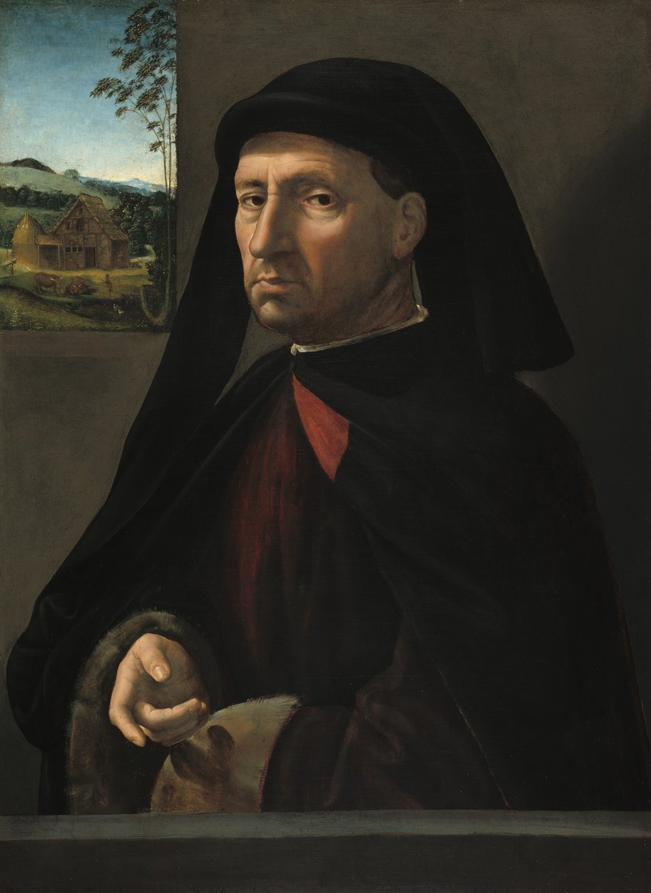 Porträt eines Gentlemans, ca. 1505 von Ridolfo Ghirlandaio