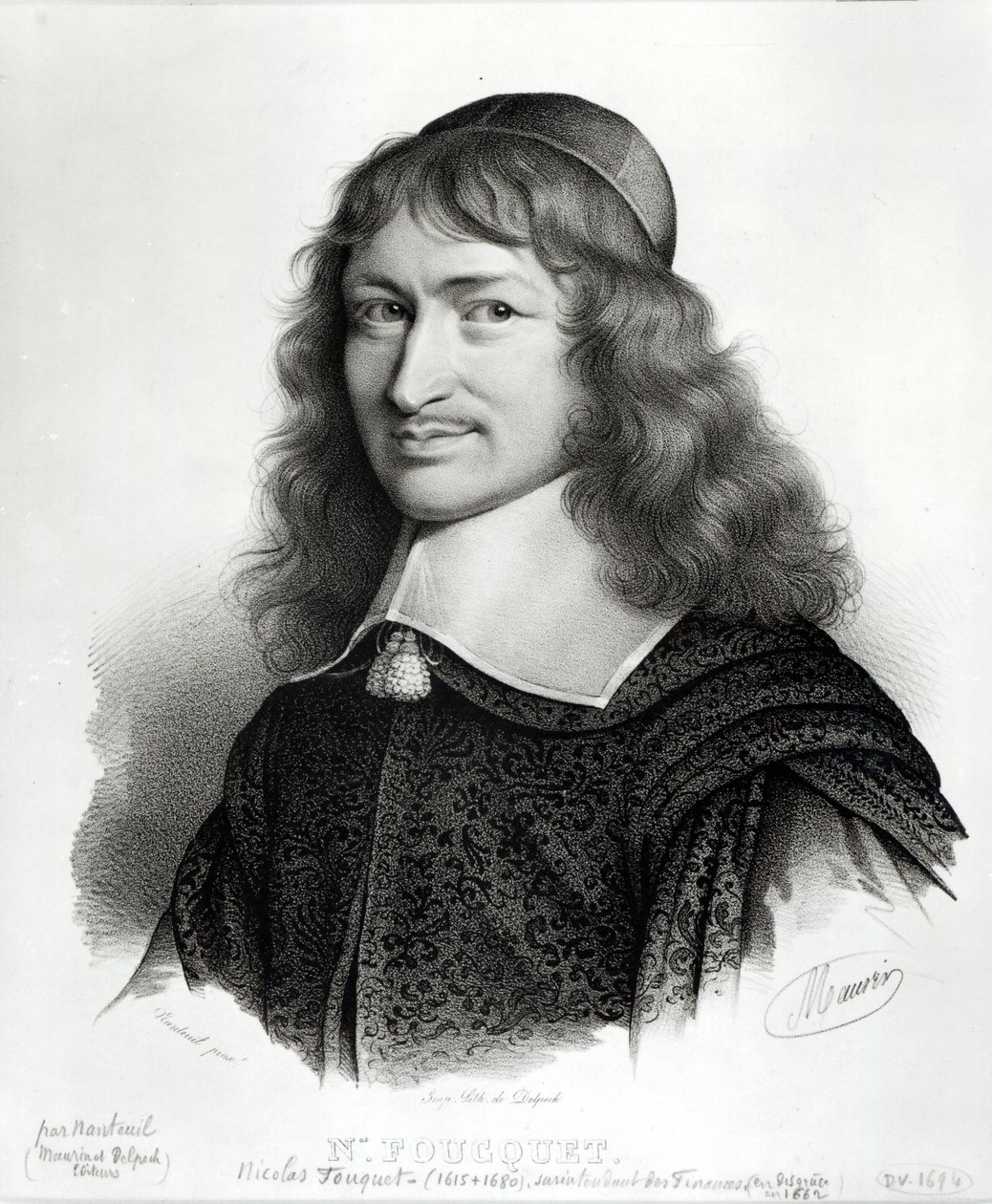 Porträt von Nicolas Fouquet (1615-80) von Robert Nanteuil