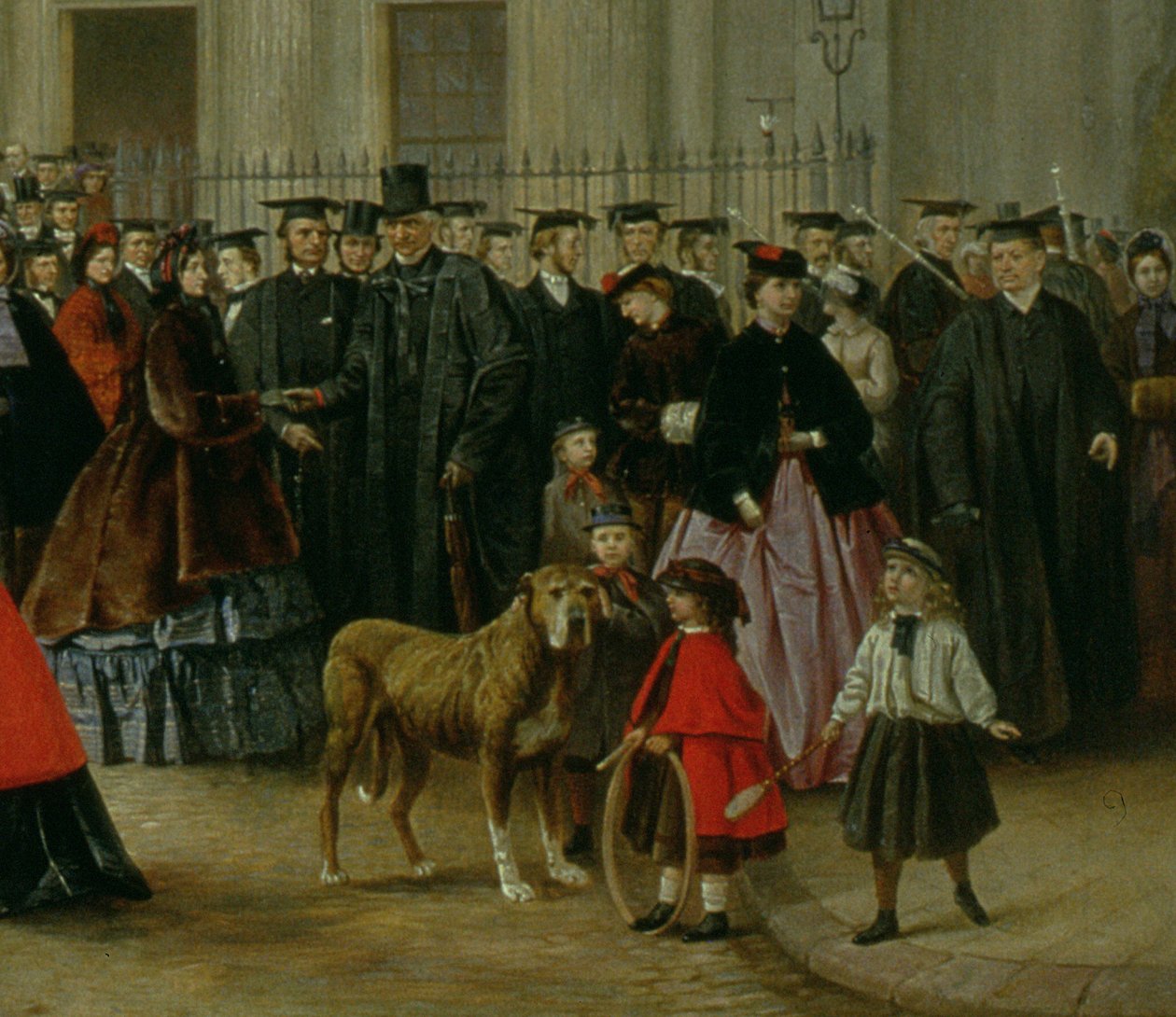 Degree Morning in Cambridge, 1863 (Detail) von Robert Farren