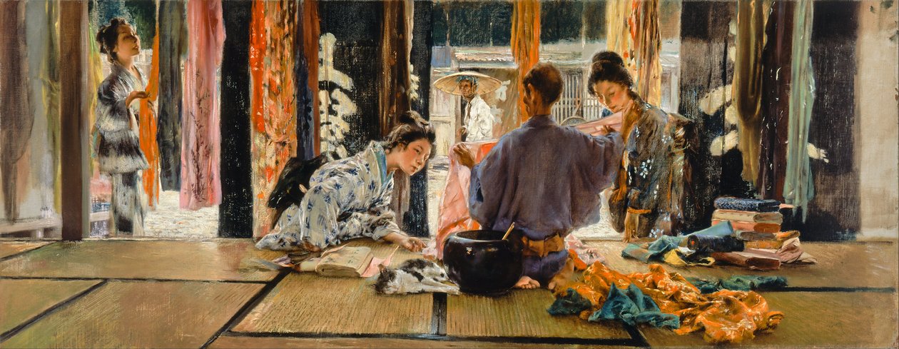 Der Seidenhändler, Japan von Robert Frederick Blum