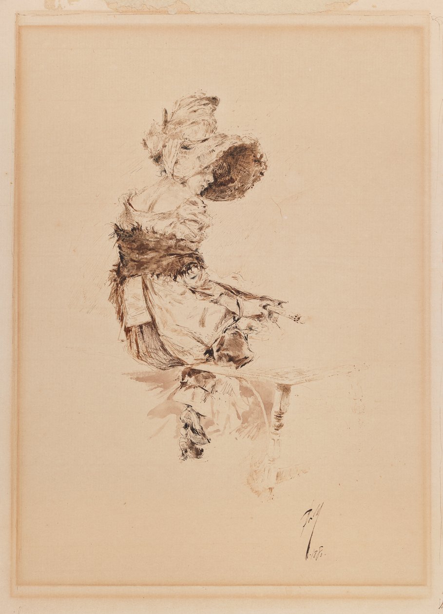 Warten auf Aaron, 1880 von Robert Frederick Blum