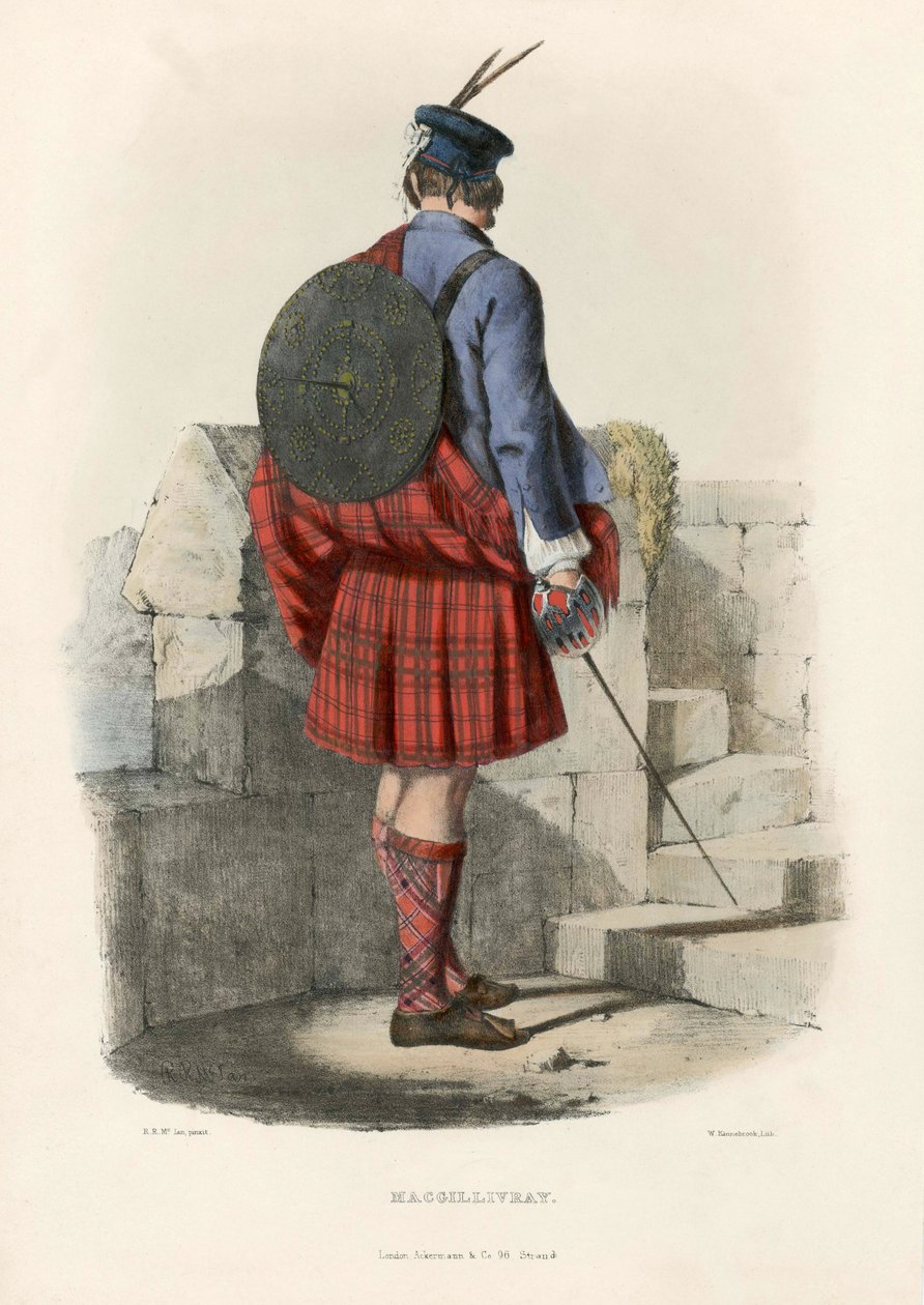 Macgillivray, aus Die Clans der schottischen Highlands, veröffentlicht 1845 von Robert Ronald McIan
