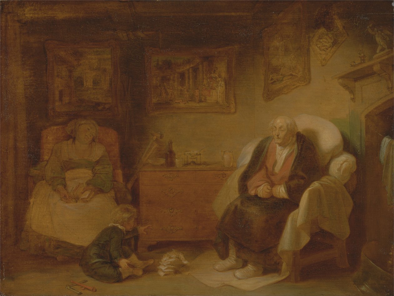 Die sieben Lebensalter des Menschen - Zweite Kindheit, Wie es euch gefällt, II, vii von Robert Smirke